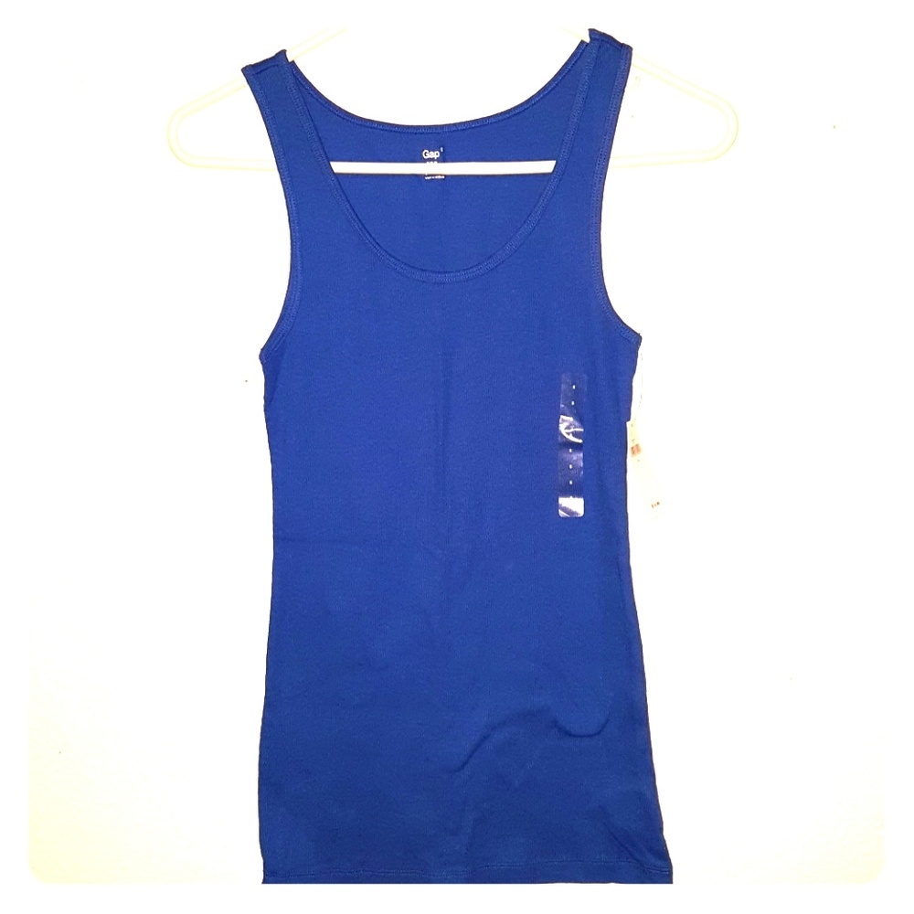 Gap Sleeveless Stretch Crew, Blue